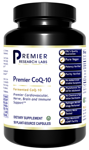 Premier CoQ-10 50Vcaps - Health & Light Institute