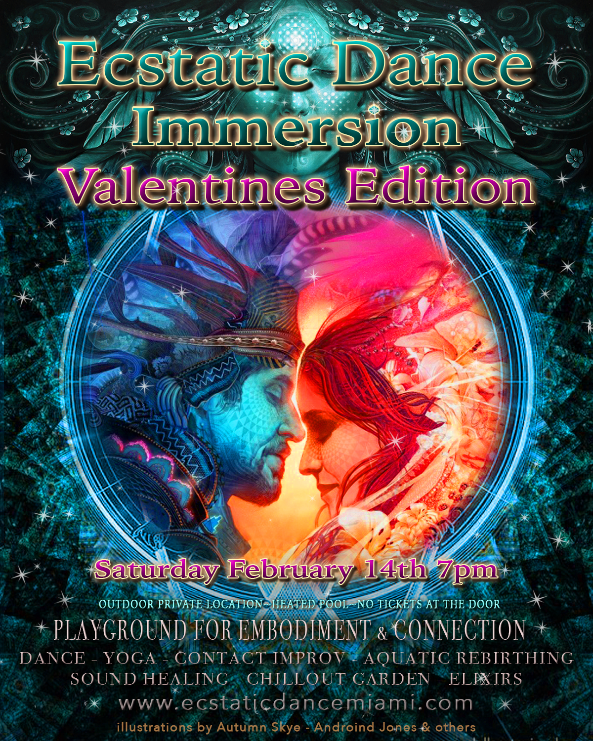 February 14th: Ecstatic Dance Miami ~ Valentines Full Moon Immersion