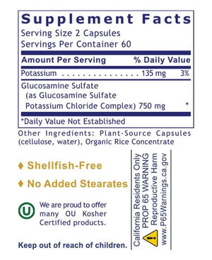 Premier Glucosamine Sulfate 120caps