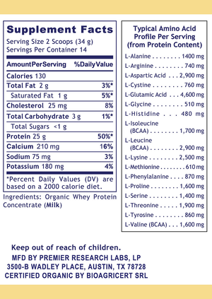 Premier Whey Protein – 10oz