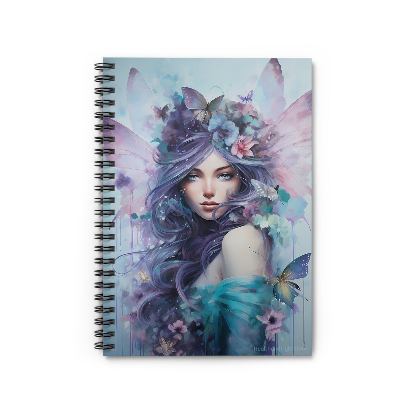 Fantasy Fairy Spiral Ruled Lined Notebook #2