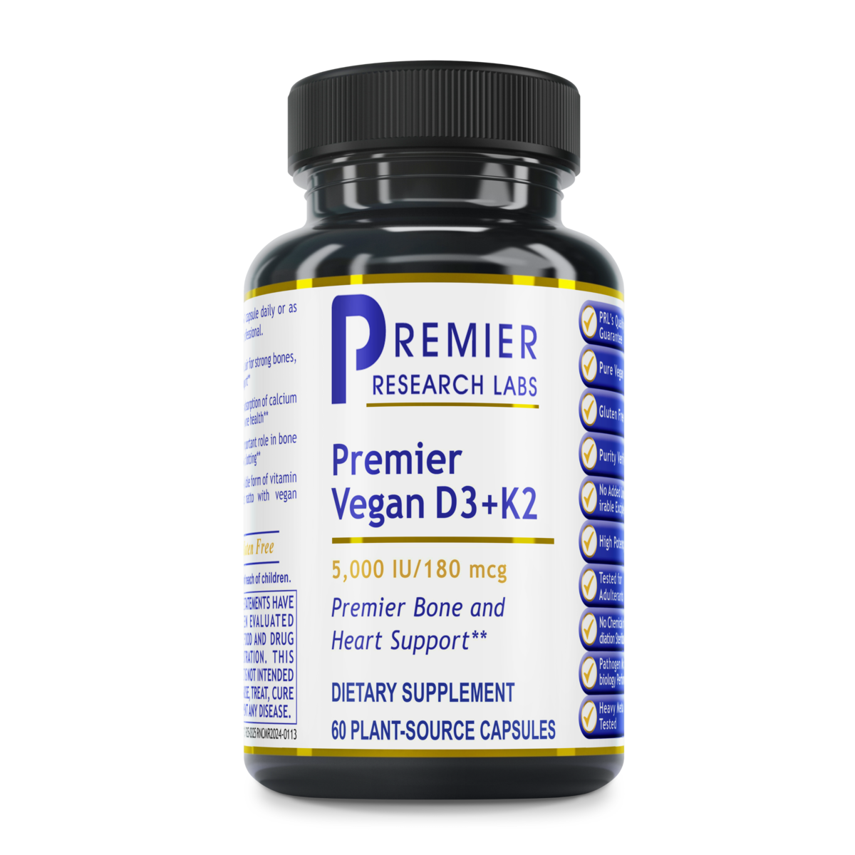 Premier Vegan D3+K2 (60 Caps)