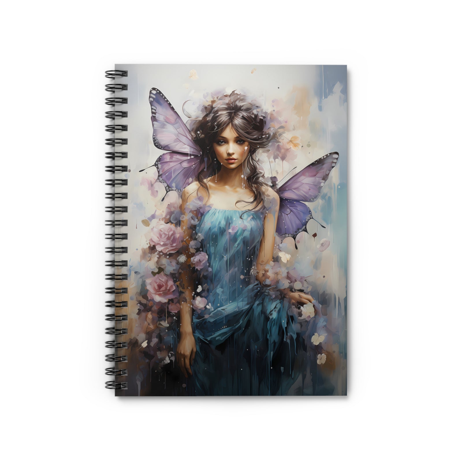 Fantasy Fairy Spiral Ruled Lined Notebook #1