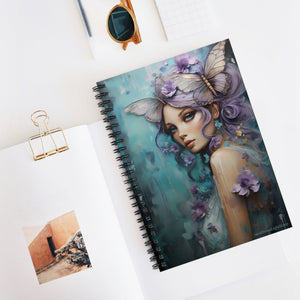 Fantasy Fairy Spiral Ruled Line Notebook #3