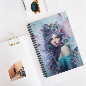 Fantasy Fairy Spiral Ruled Line Notebook #2