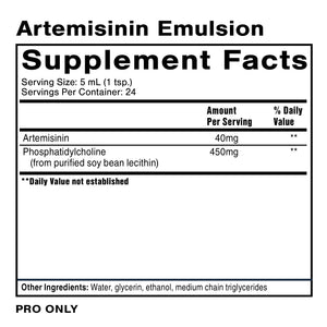 Artemisinin liposomal emulsion