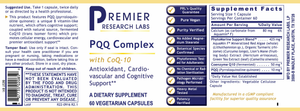 Premier PQQ Complex – 60caps