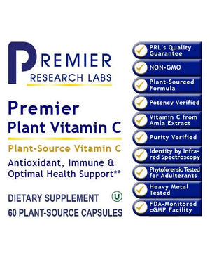Premier Plant Vitamina C 60cáps