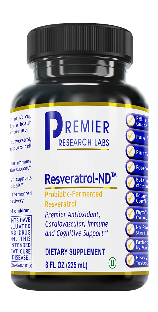 Premier Resveratrol-ND™ | Probiotic-Fermented Liquid Resveratrol