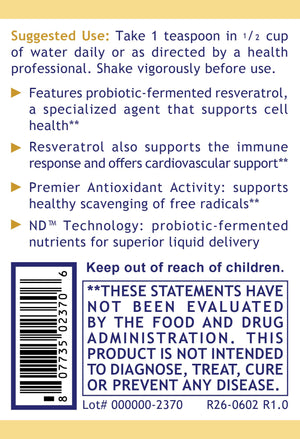Premier Resveratrol-ND - 8oz