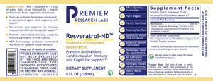 Premier Resveratrol-ND - 8oz