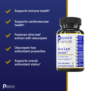 Premier Olive Leaf Immune (Oleuropein) (60 caps)