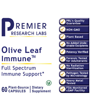 Premier Olive Leaf Immune (Oleuropein) (60 caps)