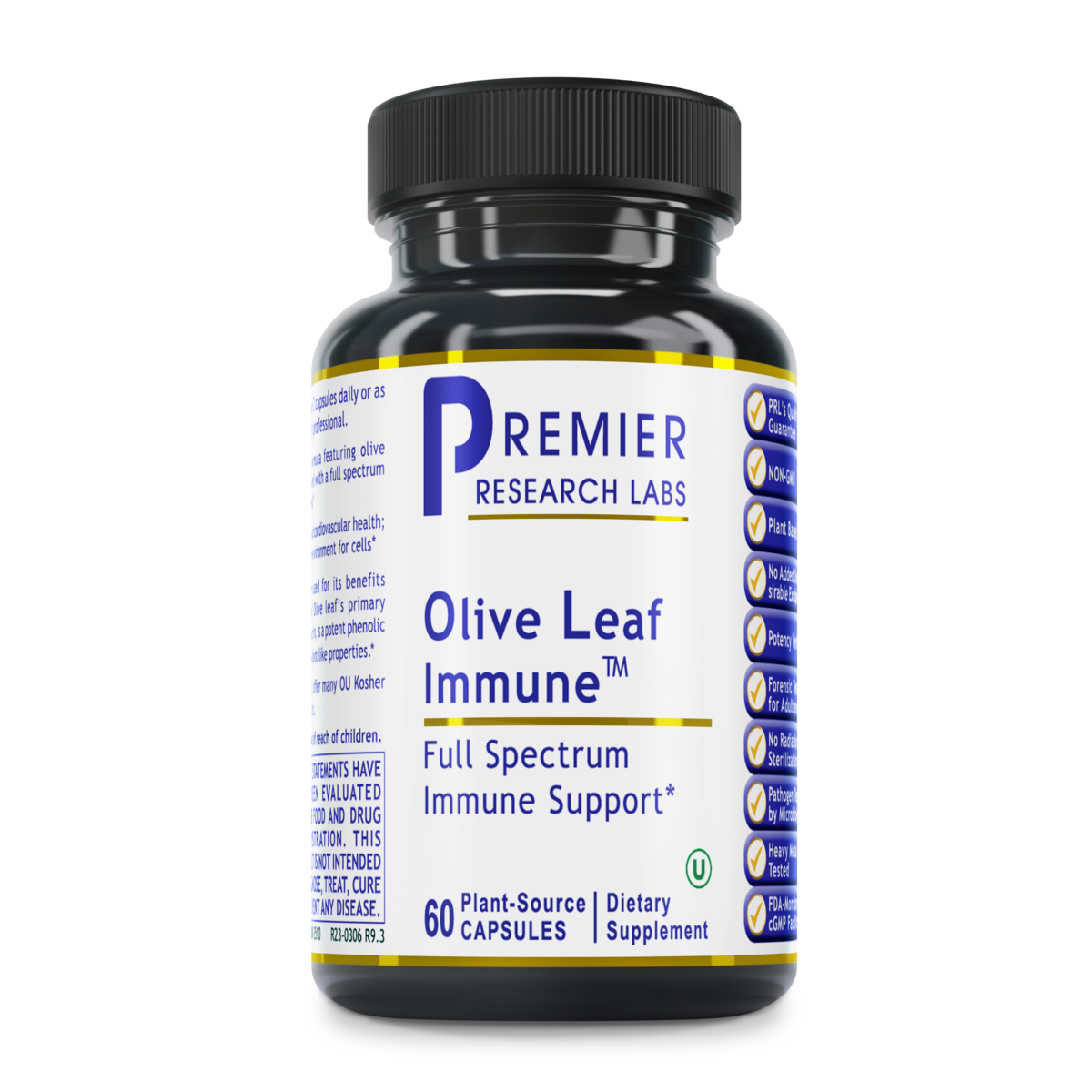 Premier Olive Leaf Immune (Oleuropein) (60 caps)