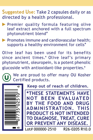 Premier Olive Leaf Immune (Oleuropein) (60 caps)