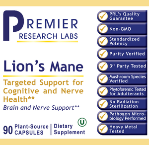Premier Lion's Mane (90 Caps)