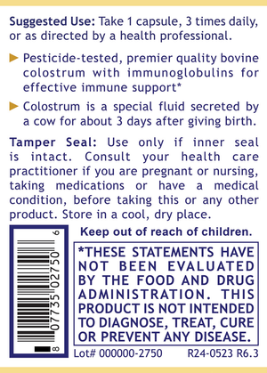 Colostrum-IgG™, Premier (60 caps)