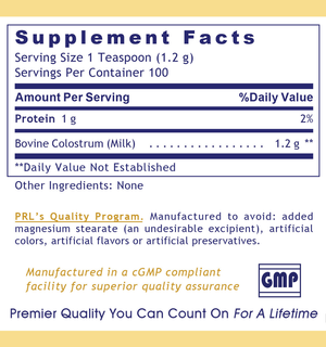 Colostrum-IgG™, Premier (Powder 4oz)