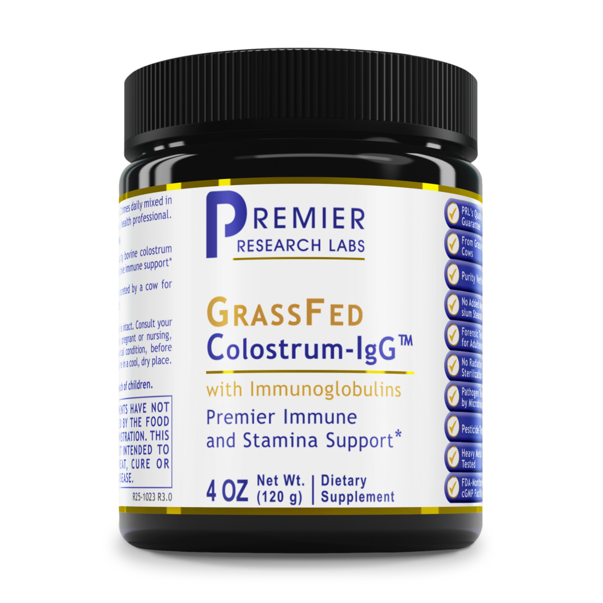 Colostrum-IgG™, Premier (Powder 4oz)