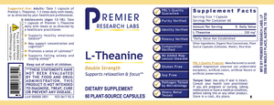 Premier L-Theanine – 60caps