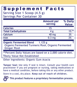 Premier Fermented Turmeric Plus – 4.7 oz Powder