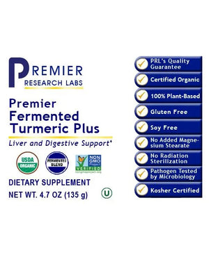 Premier Fermented Turmeric Plus 4.7 oz Polvo