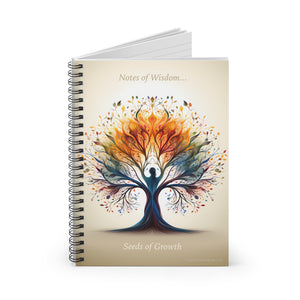 Flowering Ruled Line Notebook, Soft Cover #1