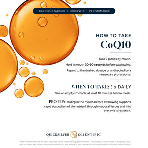 CoQ10 benefits panel