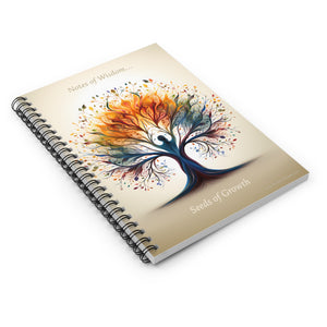 Flowering Ruled Line Notebook, Soft Cover #1