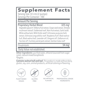 Biocidin® LSF – 1.7 oz supplement facts