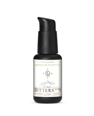 Quicksilver Bitters No. 9 bottle