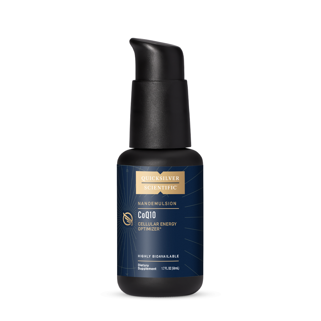 Quicksilver CoQ10 bottle