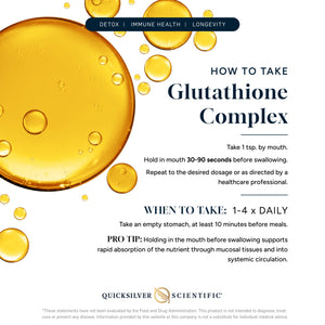 Glutathione Complex supplement facts