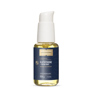 Liposomal Glutathione Cacao Mint bottle