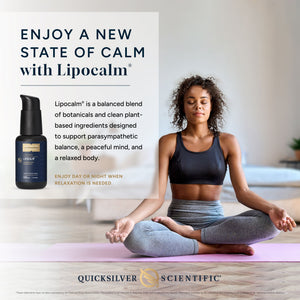 LipoCalm lifestyle infographic
