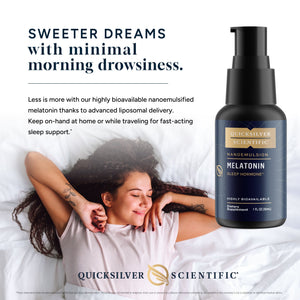 Melatonin lifestyle infographic