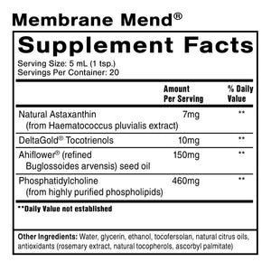 Membrane Mend supplement facts