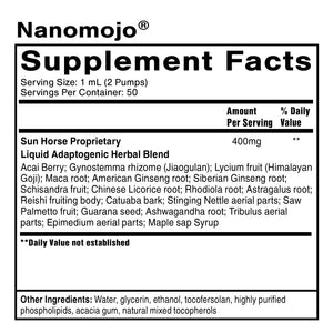 NanoMojo liposomal adaptogenic blend