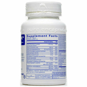 Pure Encapsulations, O.N.E. Multivitamin 30 capsules Supplement facts 1