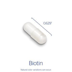 Pure Encapsulations, Biotin 8 mg — Capsule size and certifications
