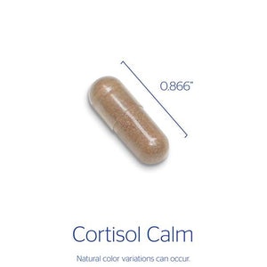 Pure Encapsulations, Cortisol Calm — Capsule size and certifications