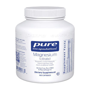 Pure Encapsulations, Magnesium (Citrate) 180 capsules