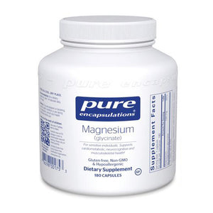 Pure Encapsulations, Magnesium (Glycinate) 120 mg 180 capsules