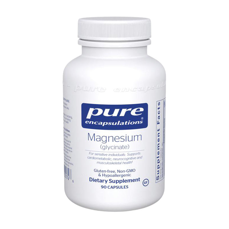 Pure Encapsulations, Magnesium (Glycinate) 120 mg 90 capsules