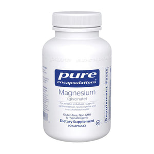 Pure Encapsulations, Magnesium (Glycinate) 120 mg 90 capsules