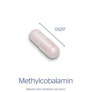 Pure Encapsulations, Methylcobalamin 1000 mcg — Capsule size and certifications