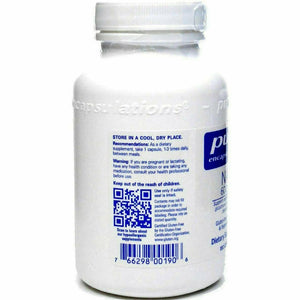 Pure Encapsulations, NAC 600 mg 180 capsules Recommendations/Warning Label