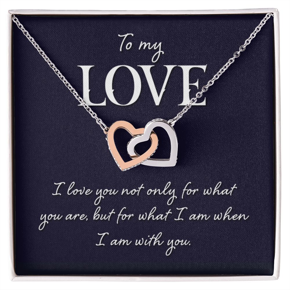 Interlocking Hearts Necklace