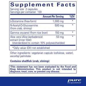 Pure Encapsulations, G.I. Integrity 240 — Supplement facts panel