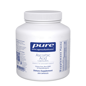 Pure Encapsulations, Ascorbic Acid Capsules 250 capsules